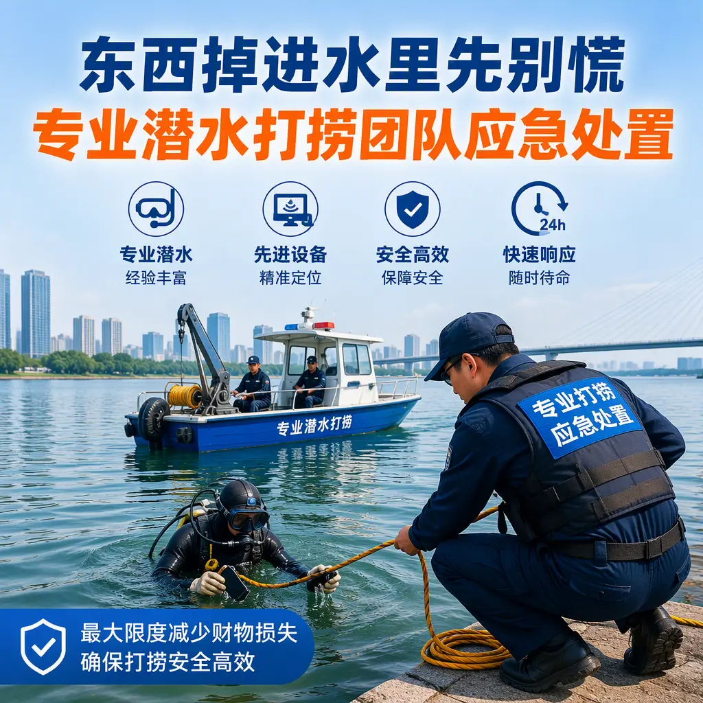 淄川东西掉进水里先别慌，专业潜水打捞团队应急处置