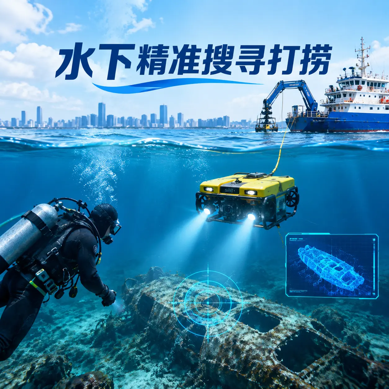 淄川水下精准搜寻打捞